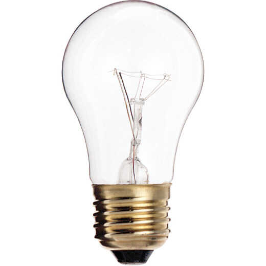Satco 40W Clear Medium A15 Incandescent Ceiling Fan Light Bulb